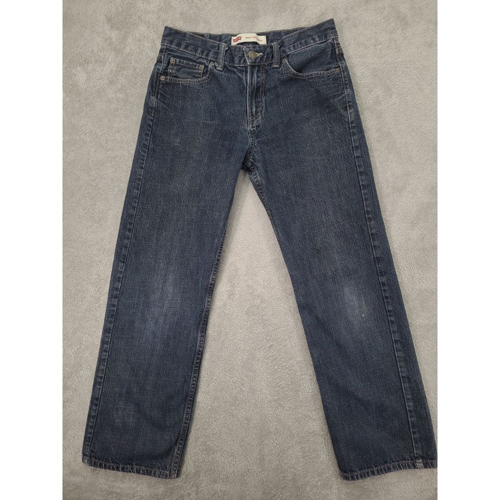 Levi's‎ 550 Relaxed Blue Jeans BOYS Sz 18 Reg  29X29 Denim Dark Wash